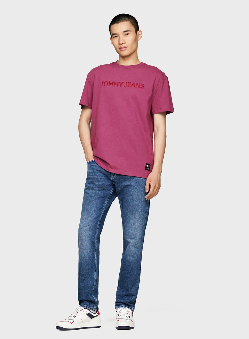 تومي جينز Logo Print T-Shirt