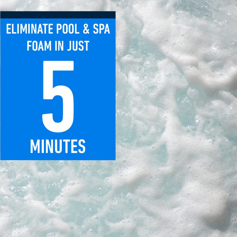 Essential Values Hot Tub Foam Eliminator - 2 Pack Pool & Spa Defoamer (32oz/ Bottles) - Eliminate Foam Without Harsh Hot Tub Chemicals - Safe Silicone AntiFoam - Image 2