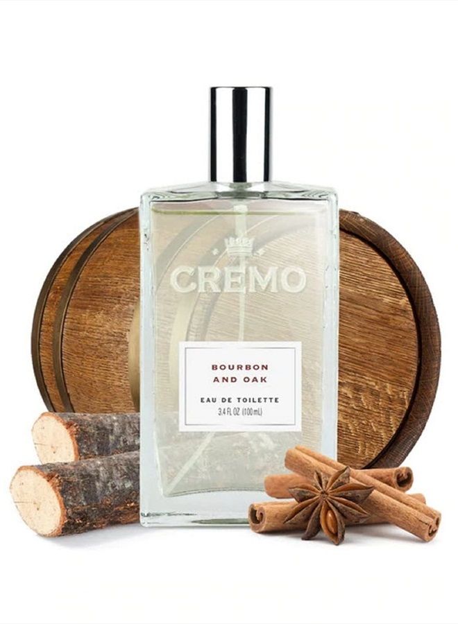 cremo Bourbon & Oak Cologne Spray, A Sophisticated Blend of Distiller's Spice, Fine Bourbon and White Oak, 3.4 Fl Oz - Image 5