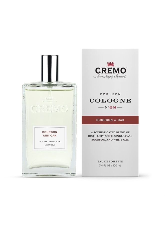 cremo Bourbon & Oak Cologne Spray, A Sophisticated Blend of Distiller's Spice, Fine Bourbon and White Oak, 3.4 Fl Oz - Image 4