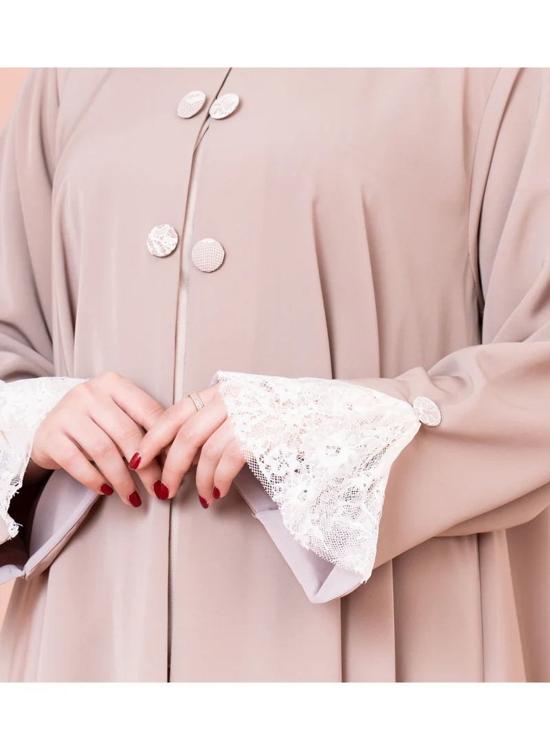 IKKXA Formal Lace Details Abaya