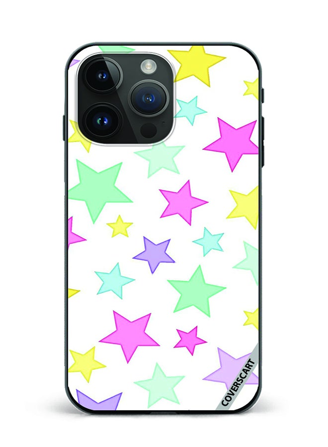 COVERSCART Protective Case Cover For Apple iPhone 15 Pro Star Design Multicolour - Image 1