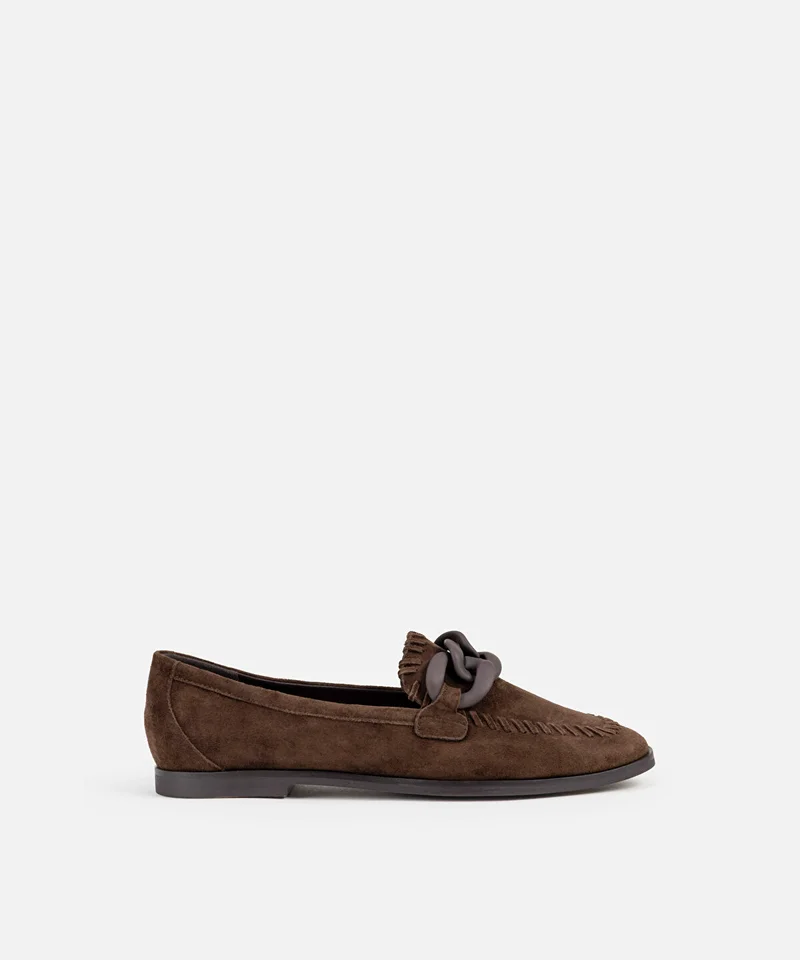 ابيكول Suede Leather Loafers