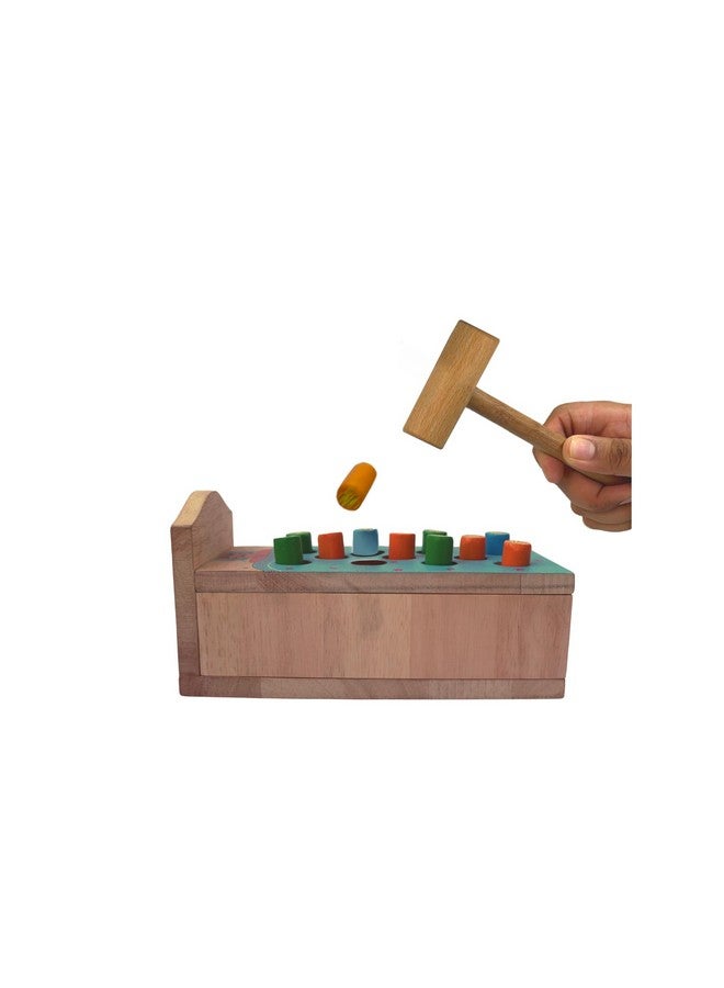 تالي لعبة MURKH RAJA الخشبية للطرق والضرب | رواية القصص | لعبة قصة بانتشاتانترا | للأطفال من عمر سنتين فما فوق | مثالية للهدايا - Image 3