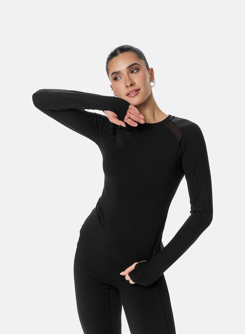 Cardio Bunny أداء قميص طويل الأكمام من كارديو باني - Image 1
