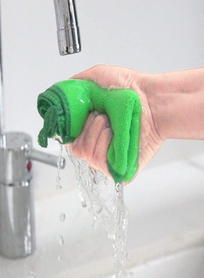 CQT Microfiber Reusable Cleaning Cloth Washing Cloth, Dish Cloth (30x30cm 12packed) - Image 4