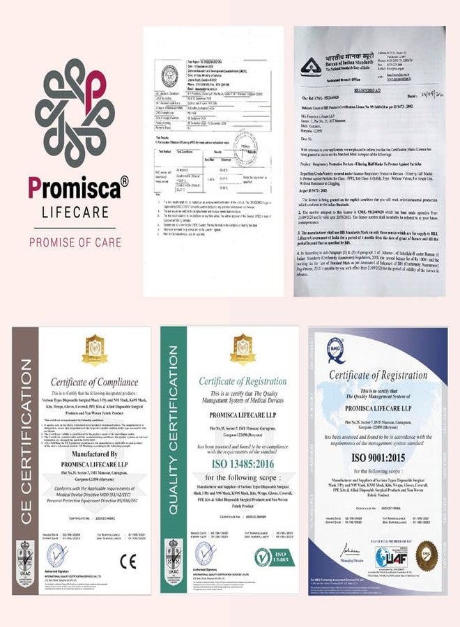 Promisca N95 Face Mask for Adults and Kids Mask in four sizes (Kids Extra Small (4 to 7 yrs), Pastel Green) - Image 5