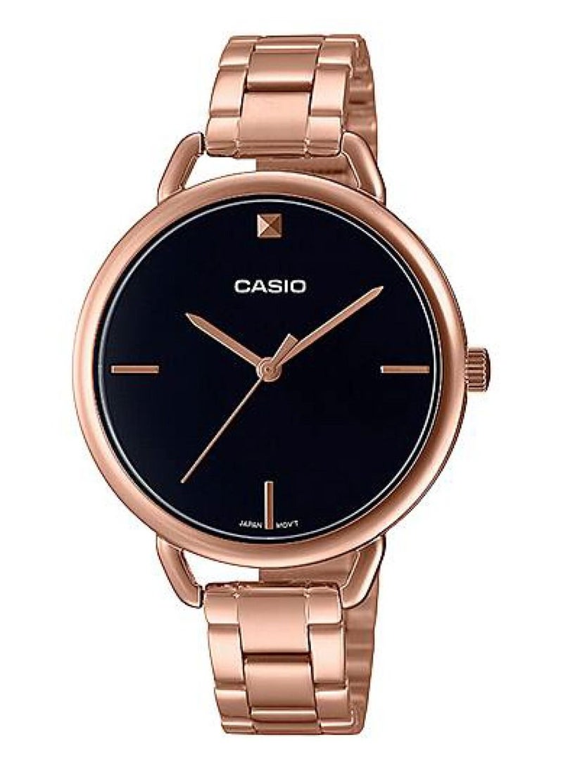 CASIO ساعة يد نسائية أنالوج LTP-E415PG-1CDF - Image 1