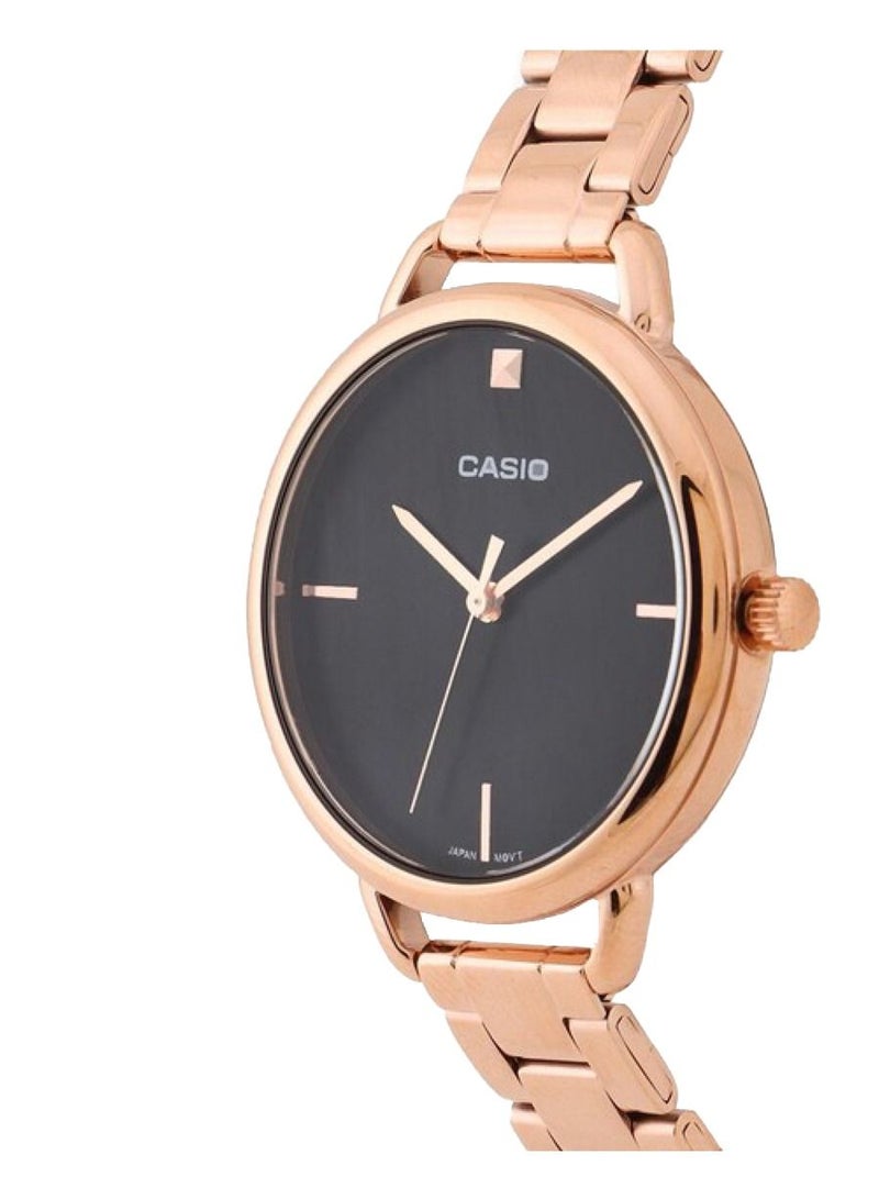 CASIO ساعة يد نسائية أنالوج LTP-E415PG-1CDF - Image 2