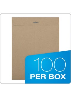 Quality Park 38711 100% Recycled Brown Kraft Clasp Envelope 9 X 12 Brown Kraft (Box Of 100)  - Image 4