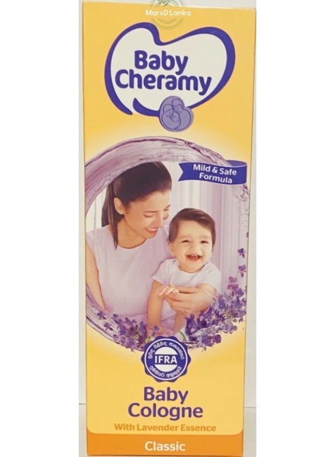 Baby Cheramy كولونيا للأطفال برائحة منعشة، بخاخ عطر برائحة اللافندر الكلاسيكية، 100 مل - Image 2