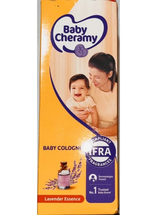 Baby Cheramy كولونيا للأطفال برائحة منعشة، بخاخ عطر برائحة اللافندر الكلاسيكية، 100 مل - Image 1