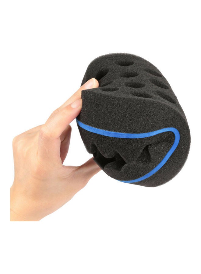 NIBEMINENT Wave Barber Hair Brush Sponge Tool Multicolour - Image 5