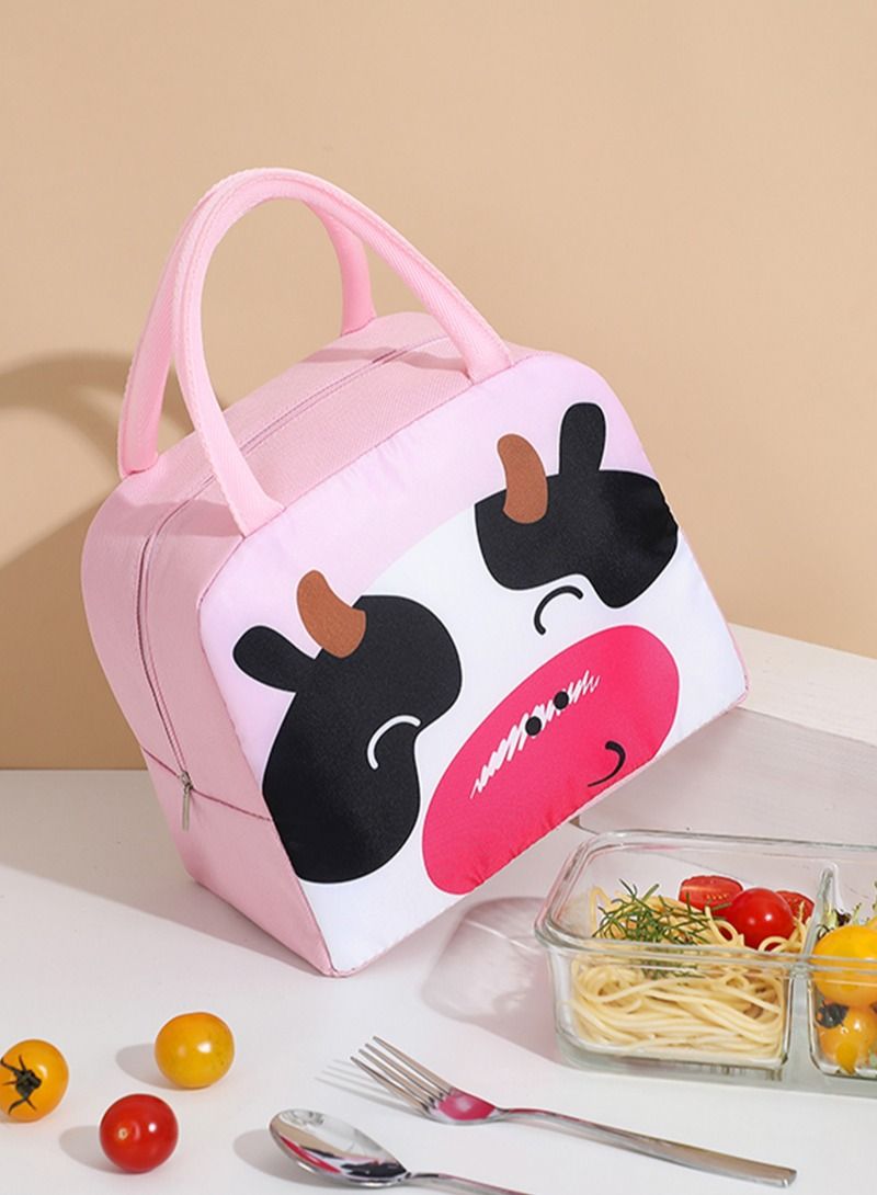 Sharpdo Cartoon Insulated Bento Handbag,Lunch Box Handbag,Resuable Aluminum Foil Lunch Bag,Thickened Student Lunch Box Bag 24 x 12.5 x 22 cm - Image 4