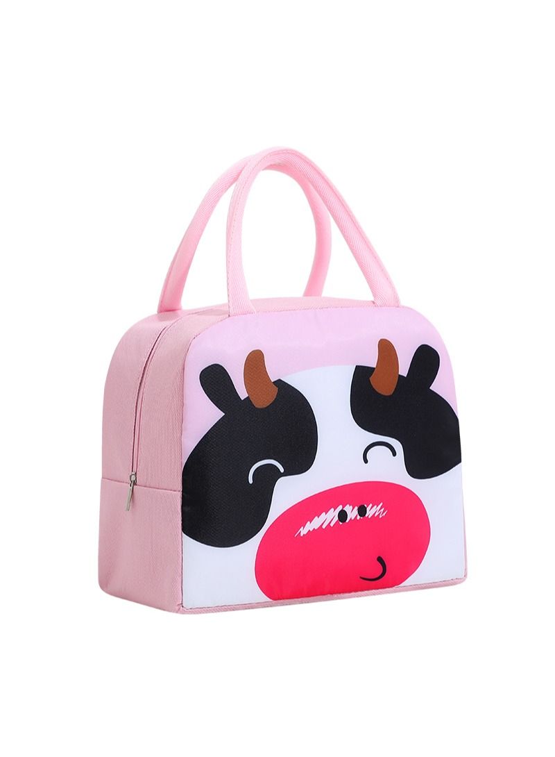 Sharpdo Cartoon Insulated Bento Handbag,Lunch Box Handbag,Resuable Aluminum Foil Lunch Bag,Thickened Student Lunch Box Bag 24 x 12.5 x 22 cm - Image 1