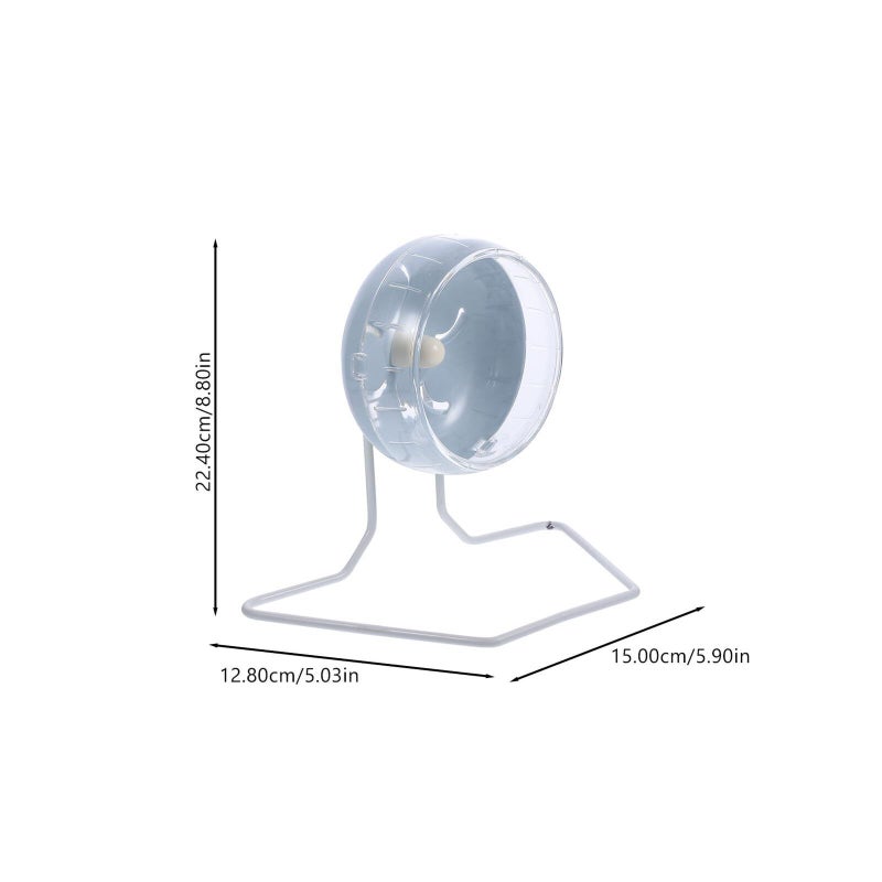 Silent Hamster Running Wheel 12cm With Stand For Small Pets - Image 3