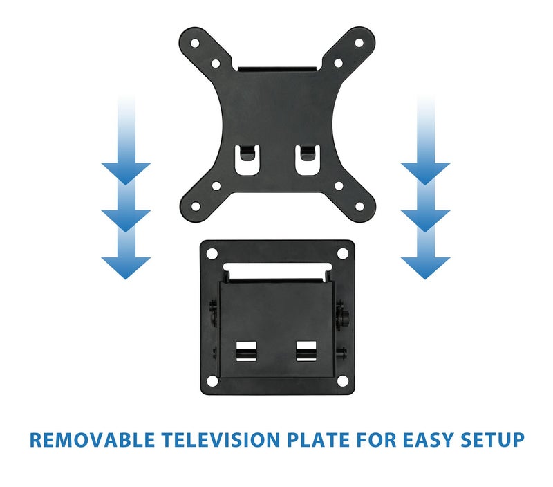 Mount-It! Small TV Monitor Wall Mount | Quick Release | Fits 13-32 Inch LCD/LED Screen | Max 33 Lbs | Slim Tilting Design | Easy Installation - Image 3