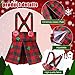 Hungdao 4 Pcs Christmas Doll Clothes Christmas Accessories Doll Clothing Red Green Plaid Dress Xmas Tree Holiday Outfits for Boys Girls Xmas Party Supplies - Image 4