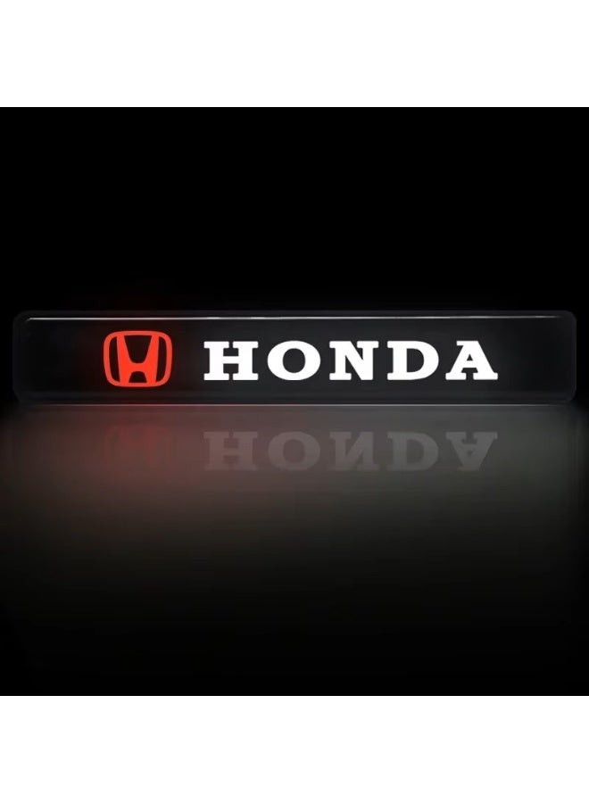 Vierex Car Decorative LED Light Front Hood Grille Emblem Badge Decor for Honda Civic Accord City CRV HRV Fit Jazz Odyssey Jade Vezel – Waterproof Daytime Running Light Auto Front Logo Decoration - Image 5