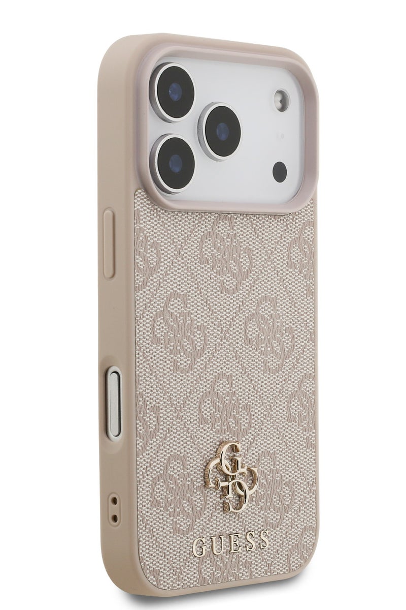 GUESS iPhone 17 Pro MagSafe Case 4G PU Leather With Small 4G & Classic Metal Logo / Magsafe Compatible / Ultra Slim / lightweight design / Easy Installation - Image 4