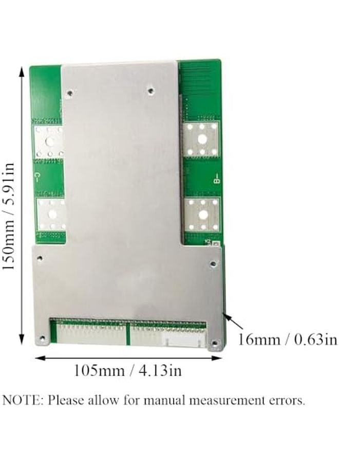 100A 48V بطارية LiFePO4 لوحة حماية BMS PCB مع موازنة ومراقبة درجة الحرارة - Image 3
