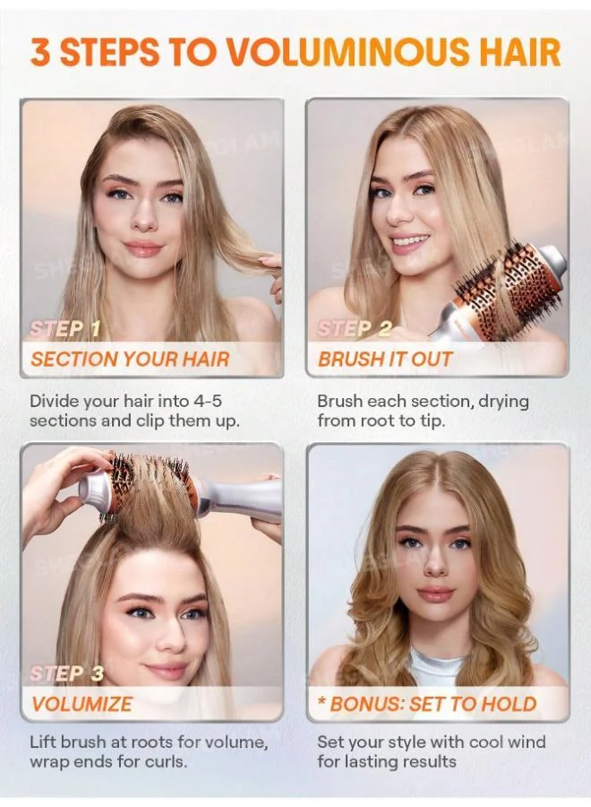 Sheglam  Blowout Bliss Volumizing Hot Air Brush for Women | Best Price UAE