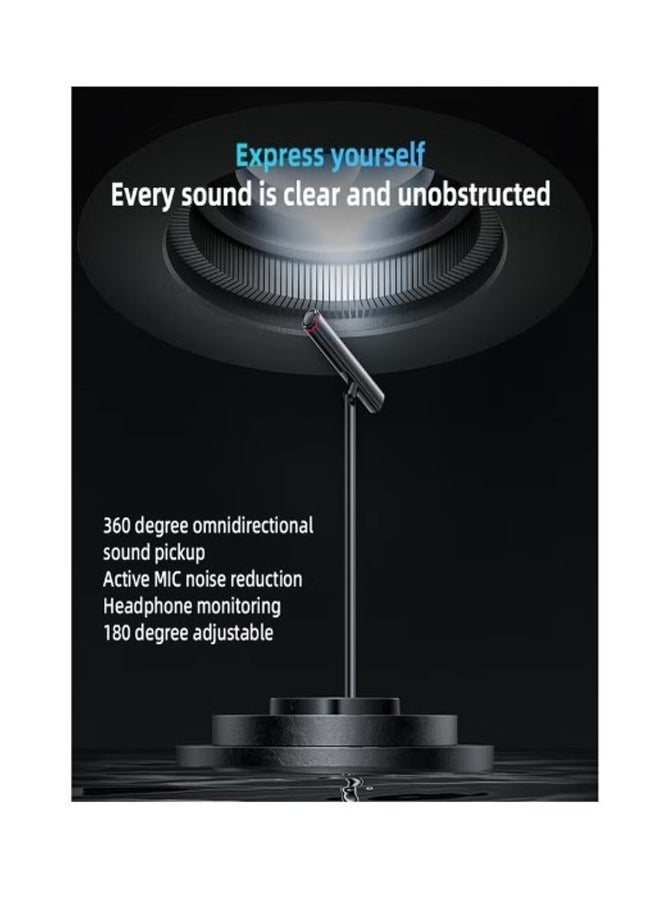 يسيدو YESIDO KR18 ميكروفون إلغاء الضوضاء USB متعدد الاتجاهات 360 درجة يمكنه اللغاء الضجيج و التحكم فى الضجيج - Image 4