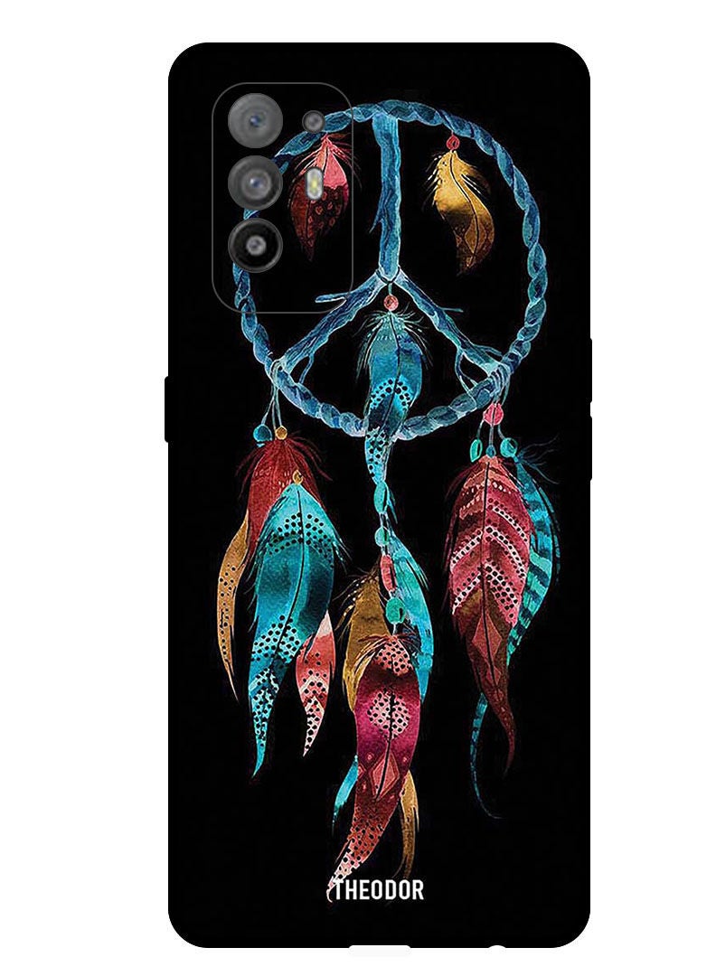 Theodor Protective Case Cover For OPPO A95 5G  Wind Charm Blue - Image 1