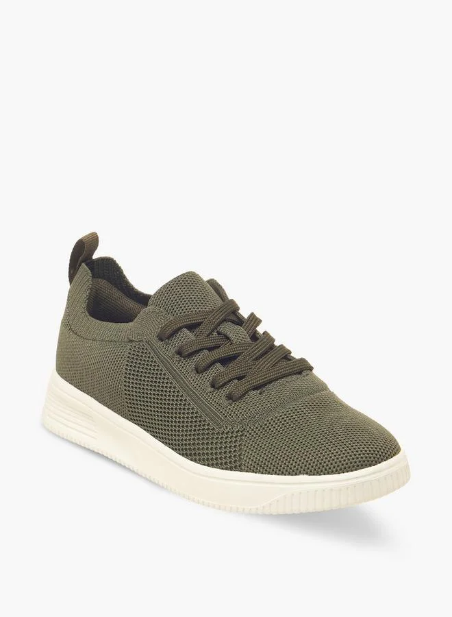 Mister Duchini Boys Lace-Up Ankle Sneakers