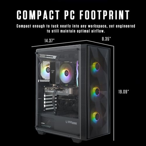ZOTAC MEK AI-Enhanced Gaming PC Desktop Computer - NVIDIA GeForce RTX 5050, AMD Ryzen 5 5500 4.2GHz, 16GB DDR4, 1TB NVME M.2 SSD, 650W 80+ Gold PSU, WiFi 6E, Windows 11 Home - Image 2