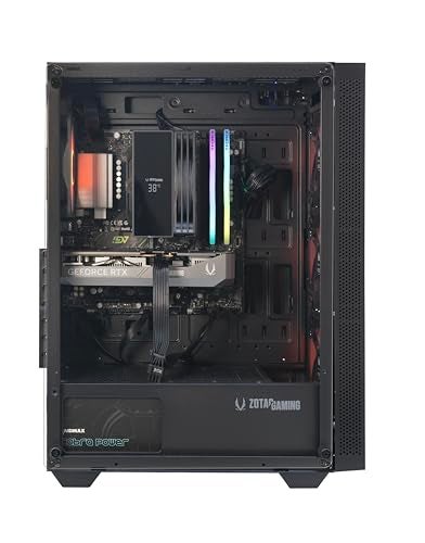 ZOTAC MEK AI-Enhanced Gaming PC Desktop Computer - NVIDIA GeForce RTX 5050, AMD Ryzen 5 5500 4.2GHz, 16GB DDR4, 1TB NVME M.2 SSD, 650W 80+ Gold PSU, WiFi 6E, Windows 11 Home - Image 3