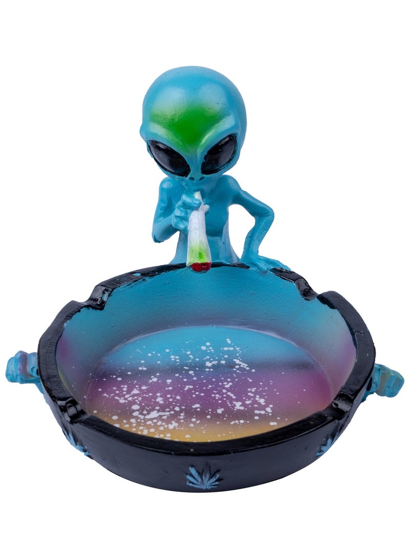 Outdoor Ash Tray, Cool Ashtrays for Cigarettes, Alien Fantasy Ashtray Decor for Home Office, Ornament Gift  - Image 1