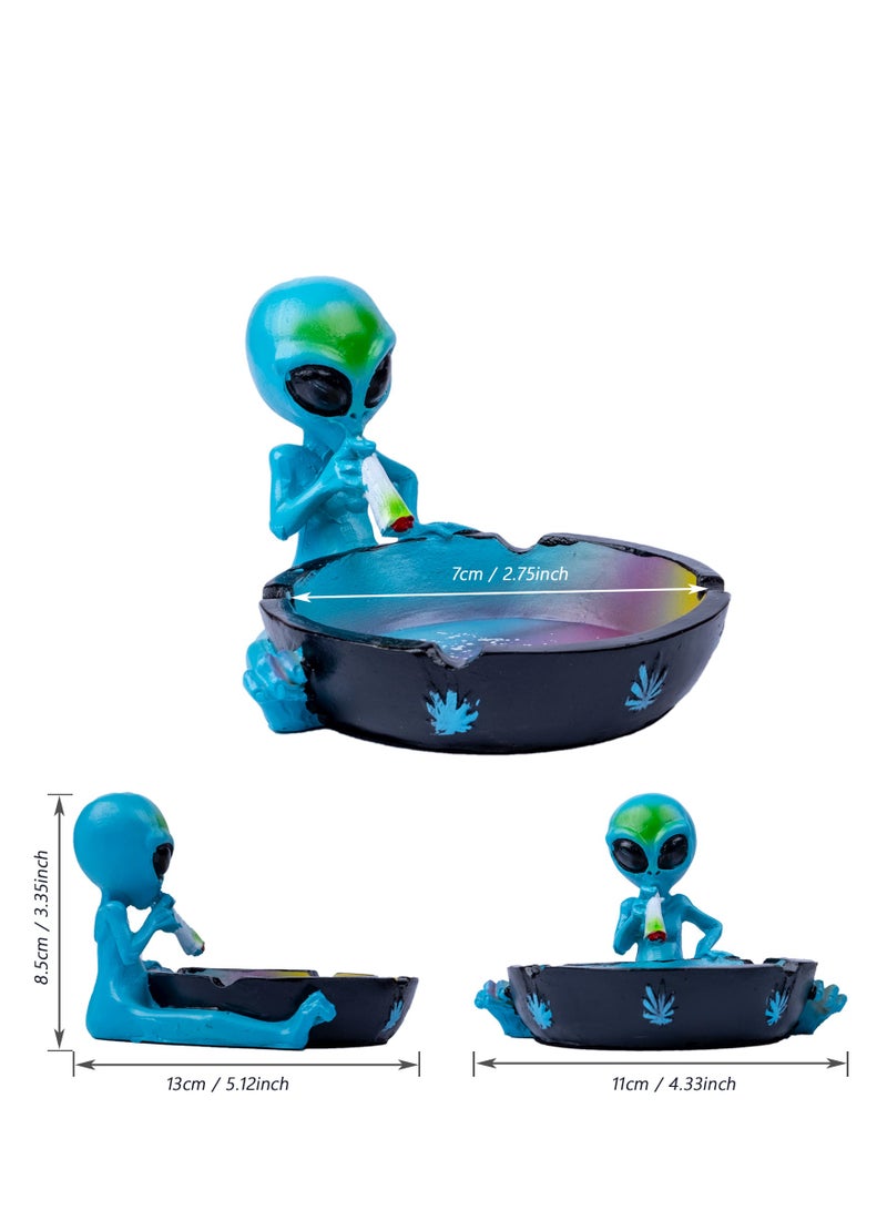 Outdoor Ash Tray, Cool Ashtrays for Cigarettes, Alien Fantasy Ashtray Decor for Home Office, Ornament Gift  - Image 5