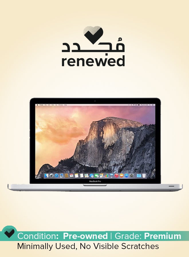 Renewed - Macbook Pro 8 (2011) A1278 Laptop With 13.3-Inch Display, Intel Core i5 Processor/1st Gen/4GB RAM/320GB HDD/384MB Intel HD Graphics 3000 English Silver