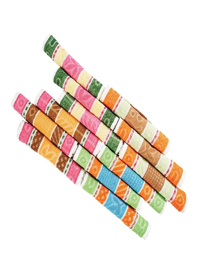 GRGRASP Thread That Bind Relations 300 GSM Cotton Zero Twist Face and Hand Towel (Multicolour, Small) - Set of 12 Pieces - Image 2