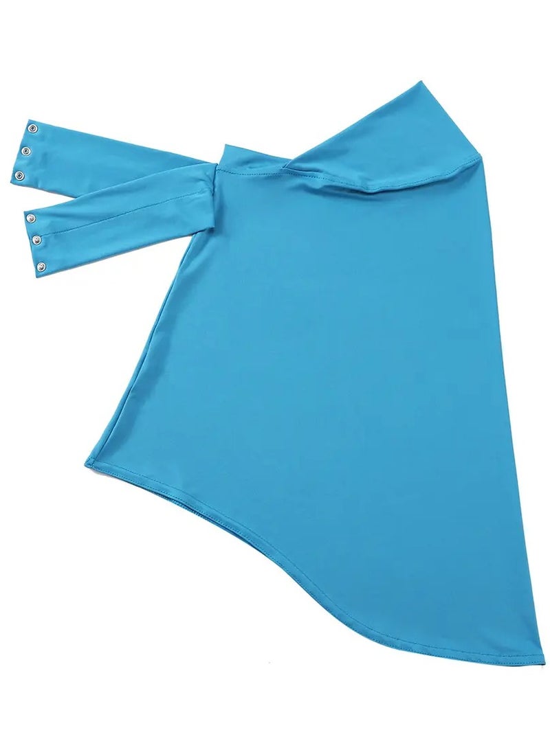 رينفينتي حجاب فوري للنساء – حجاب رأس بغطاء كامل وخفيف الوزن وقابل للتنفس مزود بحبل شد قابل للتعديل وسناب مضاد للانزلاق – مثالي للمناسبات الرسمية والكاجوال والرياضة والفعاليات. - Image 5