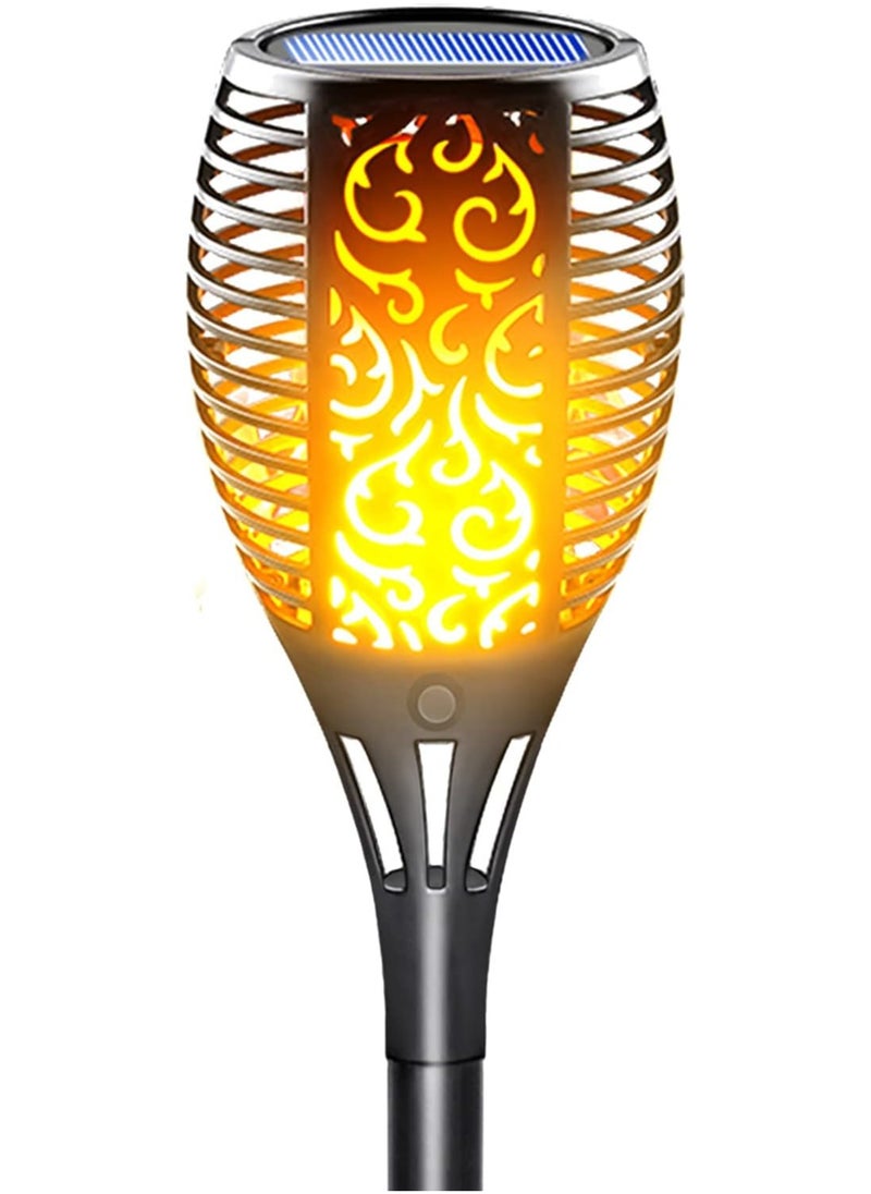 DubaiGallery Solar Torch Lights, Waterproof Flickering Flame Solar Torches Dancing Flames Landscape Decoration Lighting Dusk to Dawn Outdoor Security Path Light for Garden Patio Deck Yard Driveway, 1 Pack  - Image 1