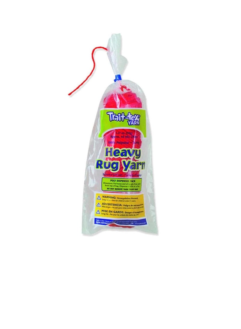 Heavy Rug Yarn 60yds Red - Image 3