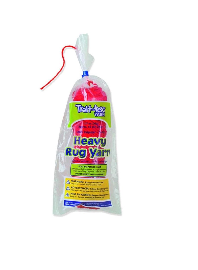 Heavy Rug Yarn 60yds Red - Image 2