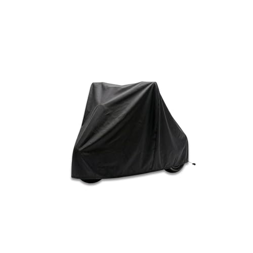 KHOOBREZ Polyester Waterproof, Indoor And Outdoor Kids Bike, Scooter and Cycle Cover for Electric Battery Powered Children Wheels Toy Vehicles - Universal Fit KBSC(Black) - Image 1
