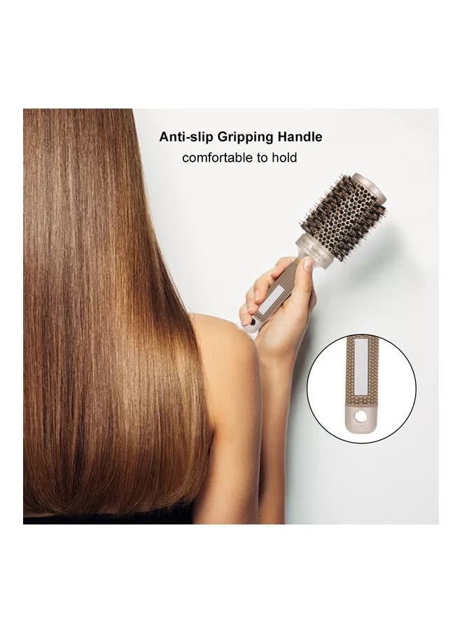 ORiTi - Optimization and Translation of Nano Thermal Ceramic and Ionic Round Brush, Professional Hairdressing Styling Brush, Ideal for Drying, Styling, Curling, and Adding Hair Volume (32mm) - Image 1