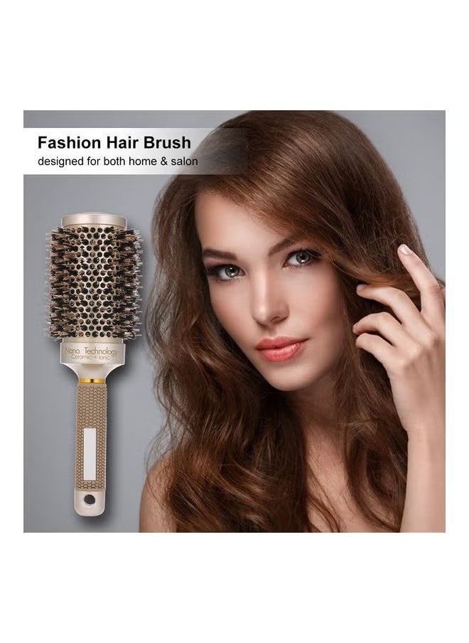 ORiTi - Optimization and Translation of Nano Thermal Ceramic and Ionic Round Brush, Professional Hairdressing Styling Brush, Ideal for Drying, Styling, Curling, and Adding Hair Volume (32mm) - Image 1