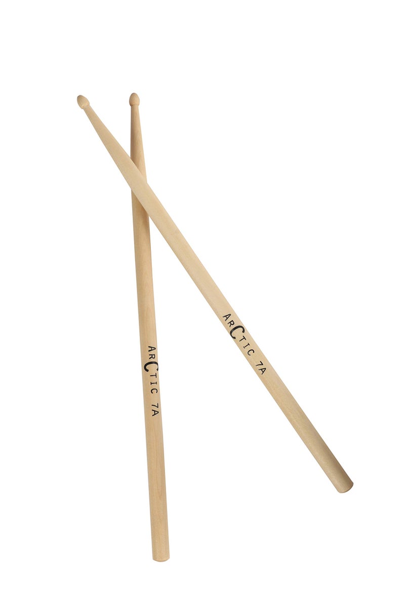 ARCTIC Pro 7A drumsticks, Selected Wood and Perfect Shape balance - Image 2