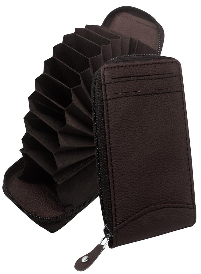 GREEN DRAGONFLY PU Leaher Clutches/Women's Wallets/Card Holder for Women,Credit Card Holder Wallet for Women & Girl's(NMB/202306735-Coffee Brown) - Image 1