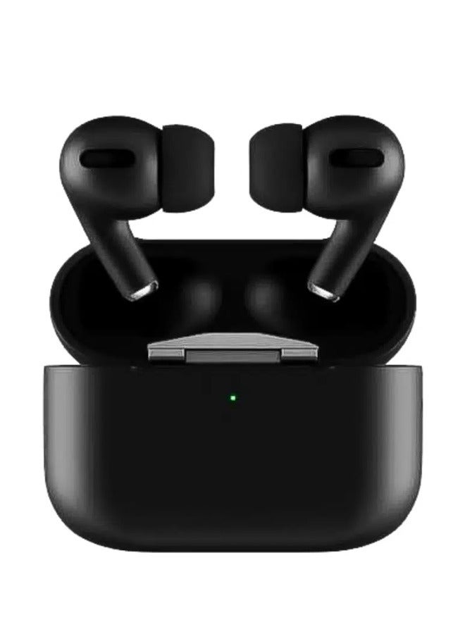 ايربودز متعددة الوظائف متوافقة مع جميع الموبايلات والانظمة المزدوجة الاسلكية. وبها خاصيه الغاء الضوضاء مع تطبيق للتحكم بها. لون أسود - Image 1