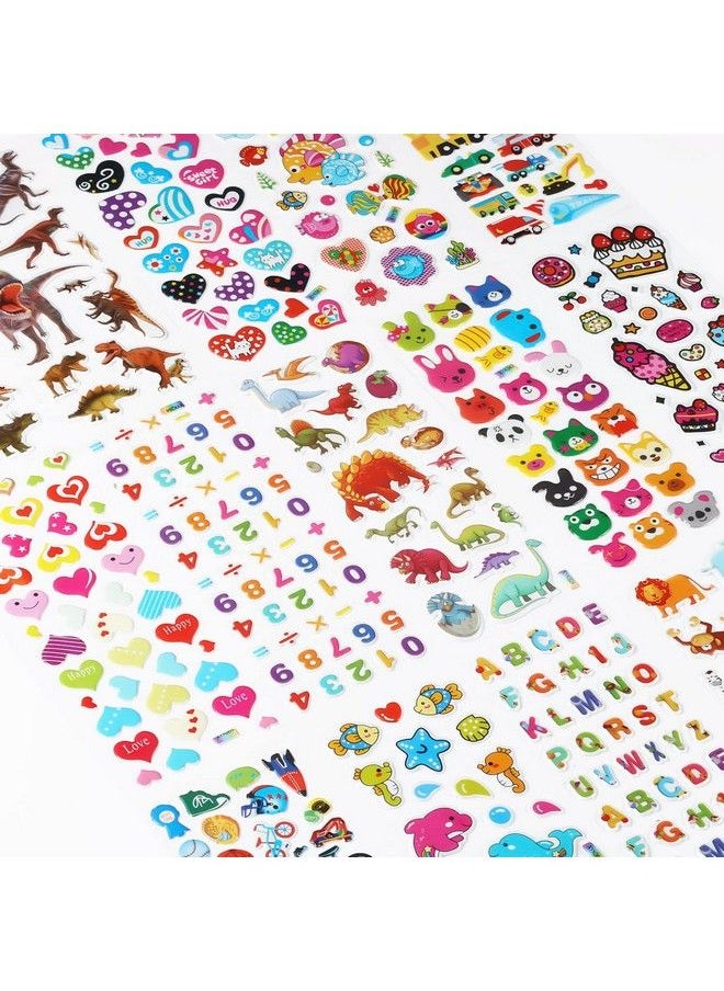 SAVITA - Kids Stickers 500+ Puffy Stickers For Kids 3D Stickers For Toddlers Teacher Supplies Various Styles Includes Numbers Animals Vehicles Hearts For Kids Teachers Crafts Rewards - Image 1