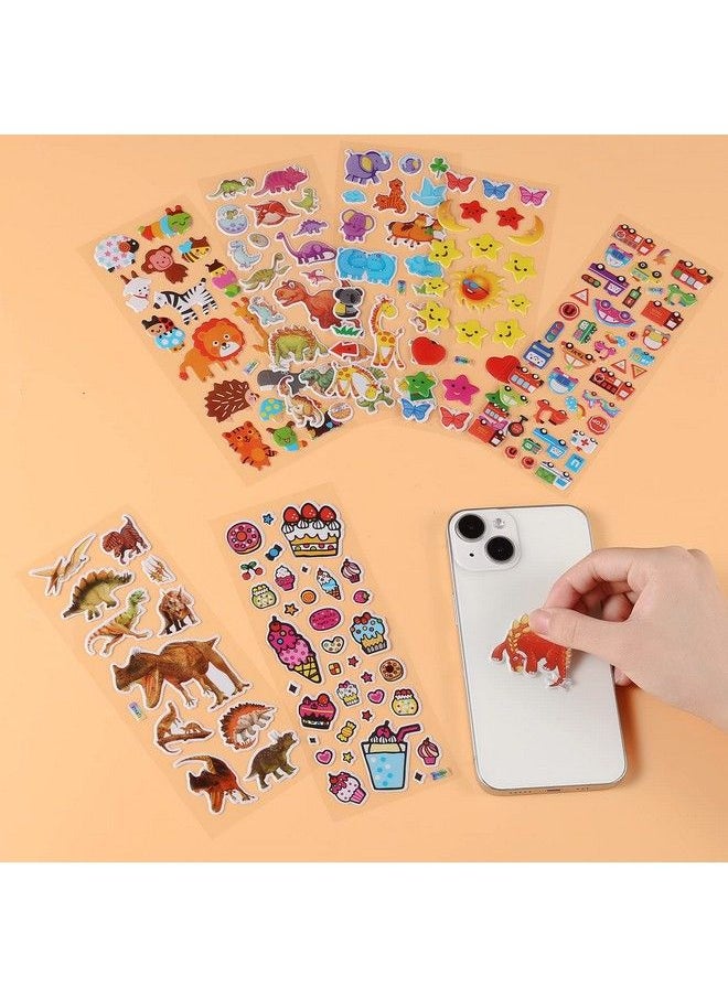 SAVITA - Kids Stickers 500+ Puffy Stickers For Kids 3D Stickers For Toddlers Teacher Supplies Various Styles Includes Numbers Animals Vehicles Hearts For Kids Teachers Crafts Rewards - Image 1