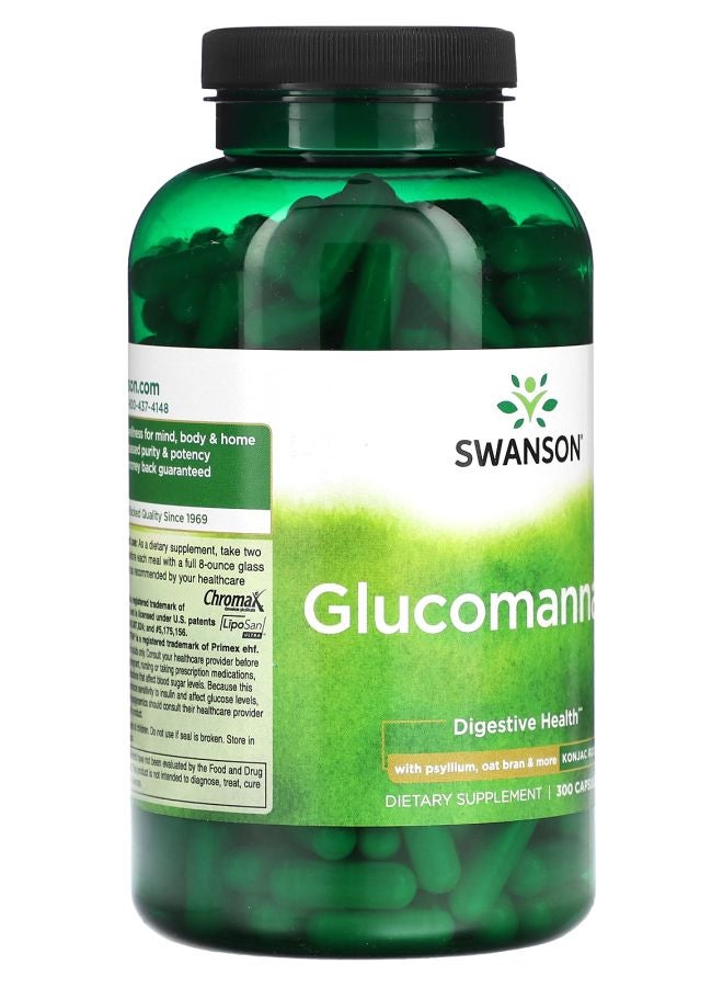 SWANSON غلوكومانان + 300 كبسولة - Image 2