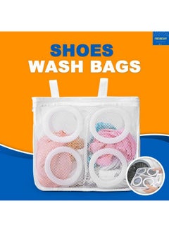 FreshDcart FDCA348 Shoes Wash Bags |Cloth Cleaning Bag | Travel Bag with Zipper Household Washing Machine Bag For Laundry Shoes, Socks, Cloth (38 x 30 x 12.5) (White, Pack of 1, Polypropylene) - pzsku/ZE2390B1F542F868DBA70Z/45/_/1738306368/7f5ce5d7-6226-4bc1-a330-06372b765781