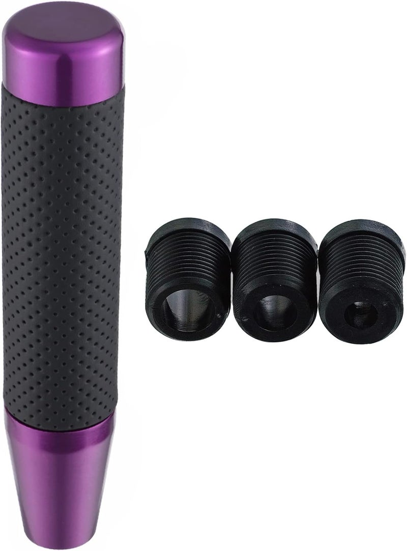 Abfer Tall Shift Knob Car Long Shifter Knob Weighted Gear Stick Shifting Lever Replace Extension Fit Most Manual Automatic Transmission Vehicle, Purple-1 - Image 5